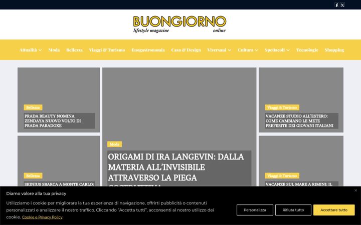 Snimka zaslona za buongiornoonline.it