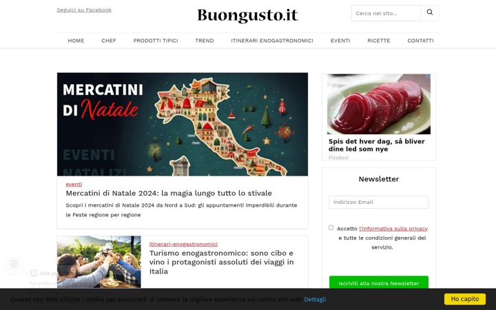 Screenshot of buongusto.it