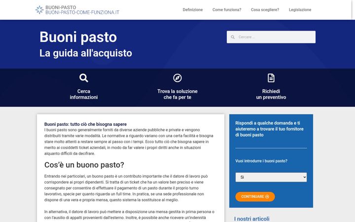 Snimka zaslona za buoni-pasto-come-funziona.it