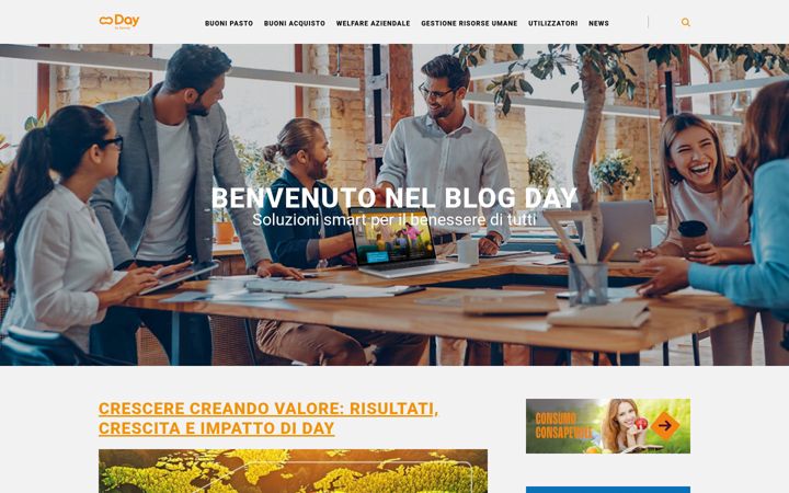 Screenshot of buoni-pasto.it