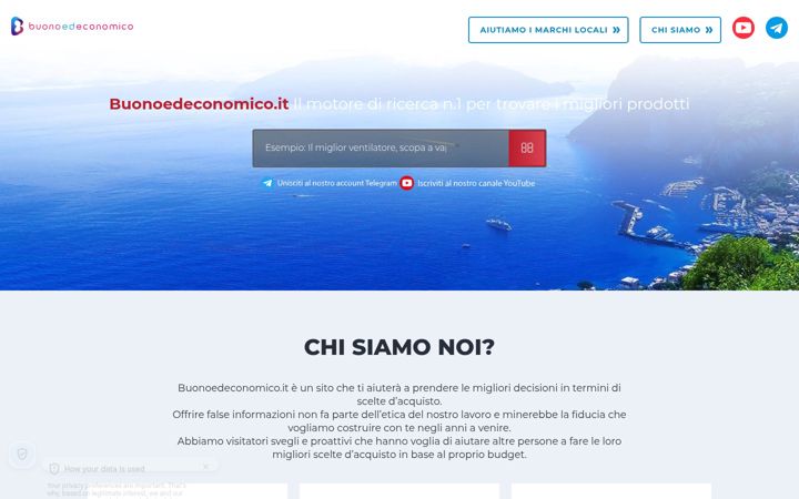Zrzut ekranu buonoedeconomico.it