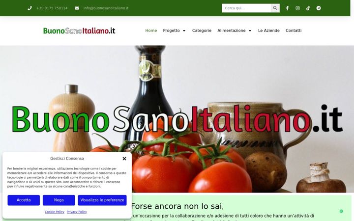 Snímek obrazovky buonosanoitaliano.it
