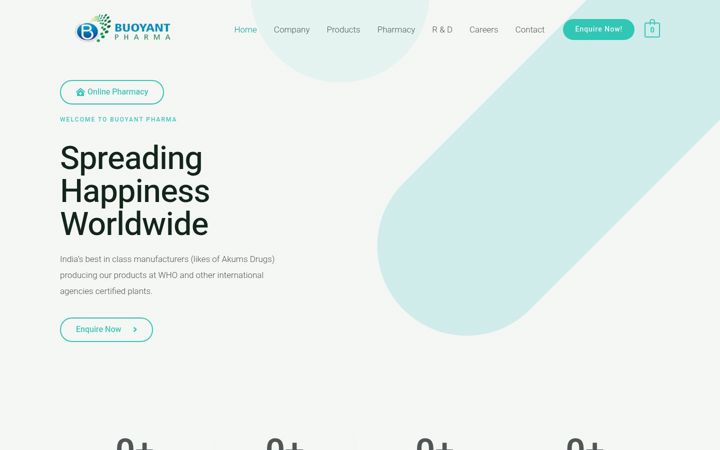 Screenshot of buoyantpharma.com