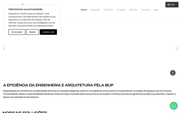 Screenshot of bup.net.br