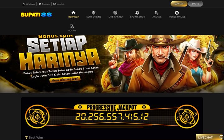 Screenshot of bupati88.net