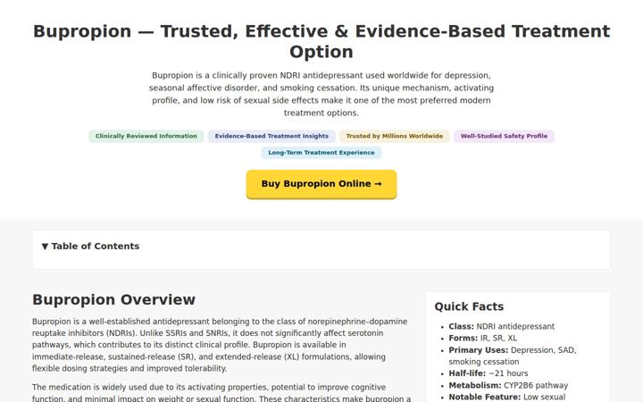 Screenshot of bupropion150mg.shop