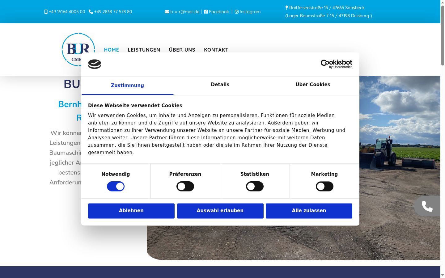 Kuvakaappaus suostumusbannerista, joka näytettiin ennen mitään vuorovaikutusta