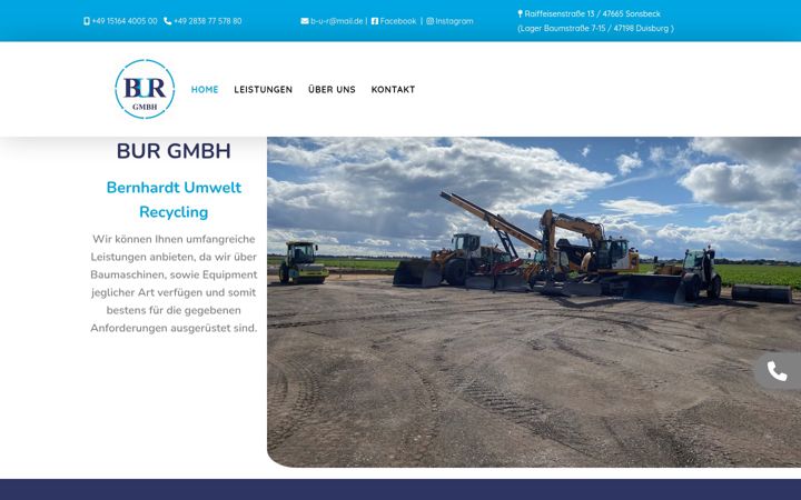 Screenshot of bur-recycling-duisburg.de