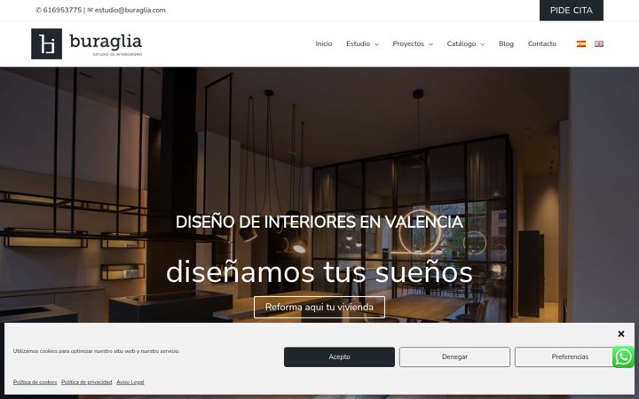 Screenshot of buraglia.com