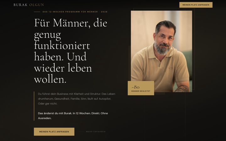 Screenshot of burak-olgun.com