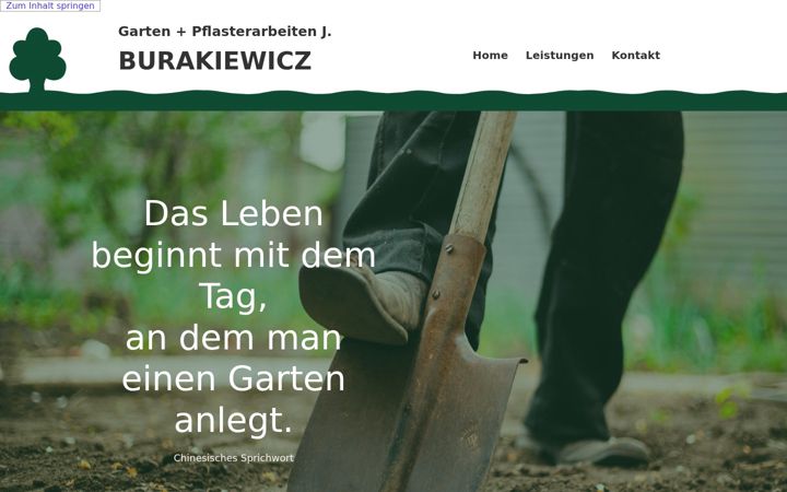 Screenshot of burakiewicz.de