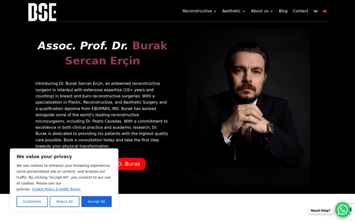 Screenshot of buraksercanercin.co