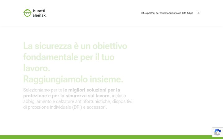 Screenshot of burattialemax.it