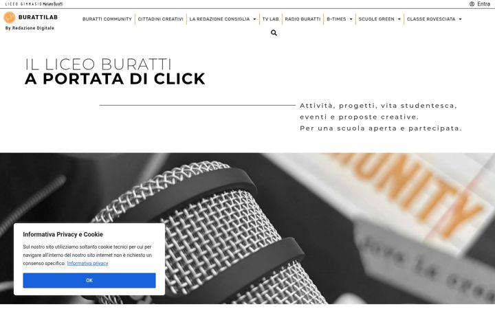 Screenshot of burattilab.it