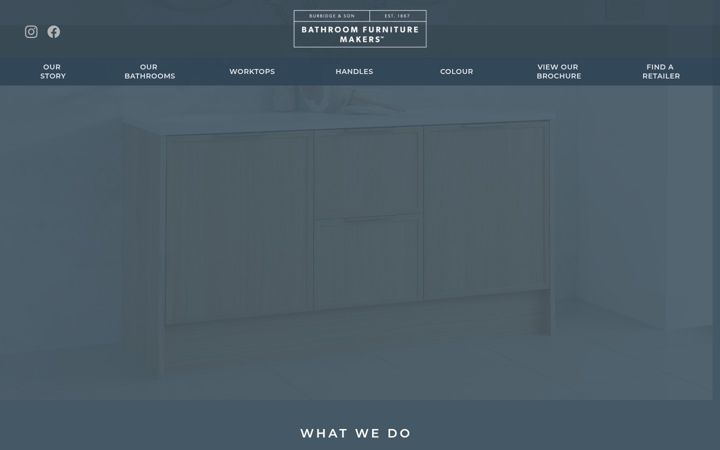 Screenshot of burbidgebathroommakers.co.uk
