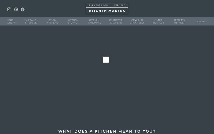 Captură de ecran a burbidgekitchenmakers.co.uk