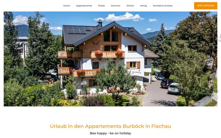 Screenshot of burboeck.at