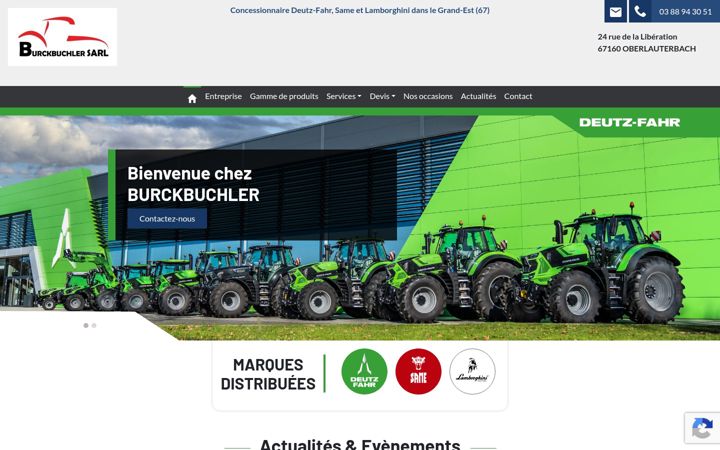 Екранна снимка на burckbuchler-sarl.fr