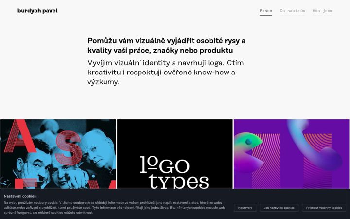 Screenshot of burdych.design