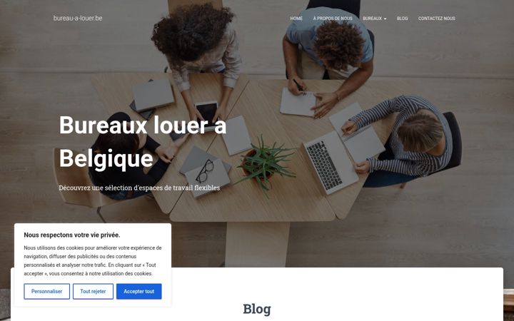 Screenshot of bureau-a-louer.be