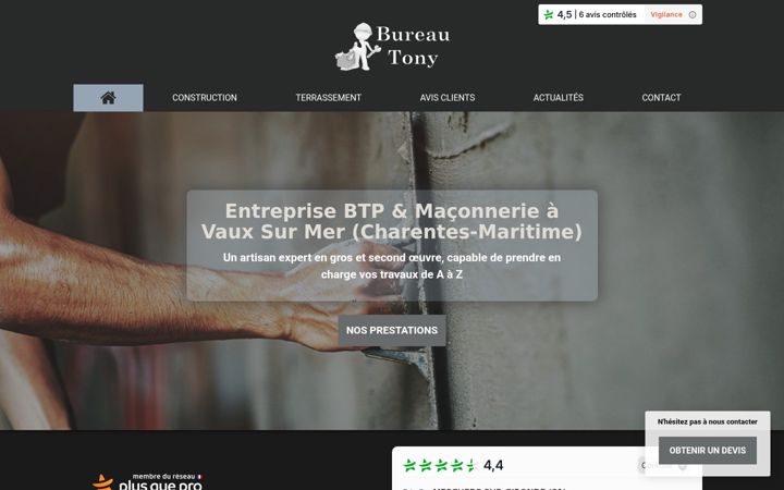 Screenshot of bureau-et-fils.com