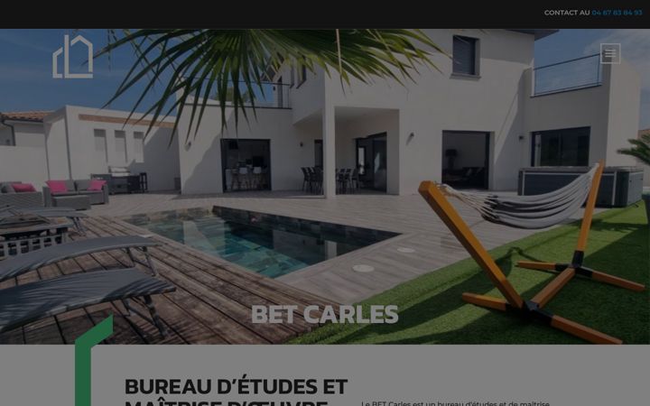 Screenshot of bureau-etude-carles.fr