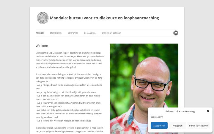 Screenshot of bureau-mandala.nl