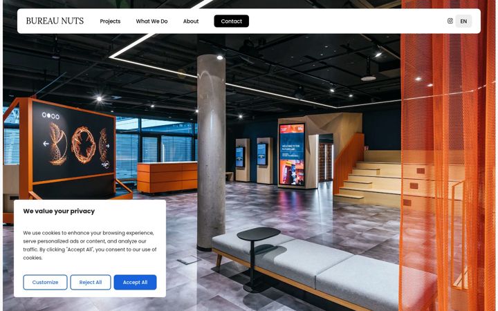 Screenshot of bureau-nuts.com