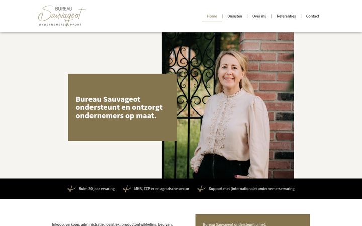 Posnetek zaslona bureau-sauvageot.nl