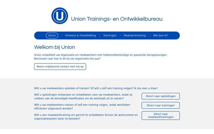 Screenshot of bureau-union.nl