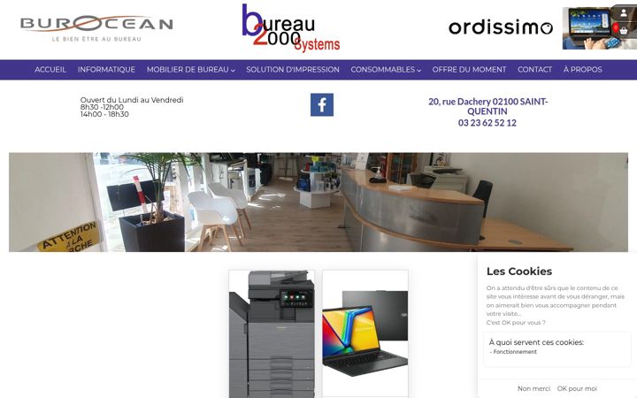 Screenshot of bureau2000systems.fr