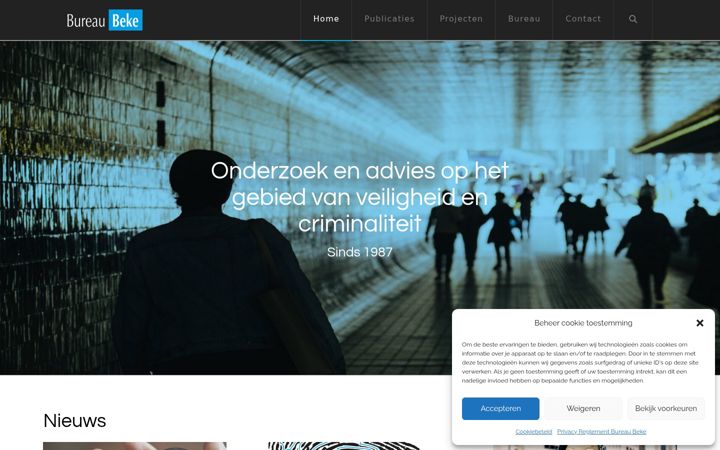 Screenshot of bureaubeke.nl
