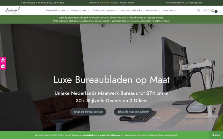 Screenshot of bureaublad-op-maat.nl