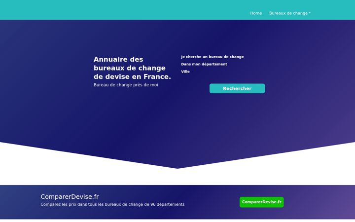 Screenshot of bureaudechange.info