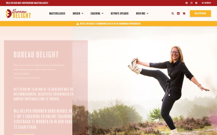Screenshot of bureaudelight.nl