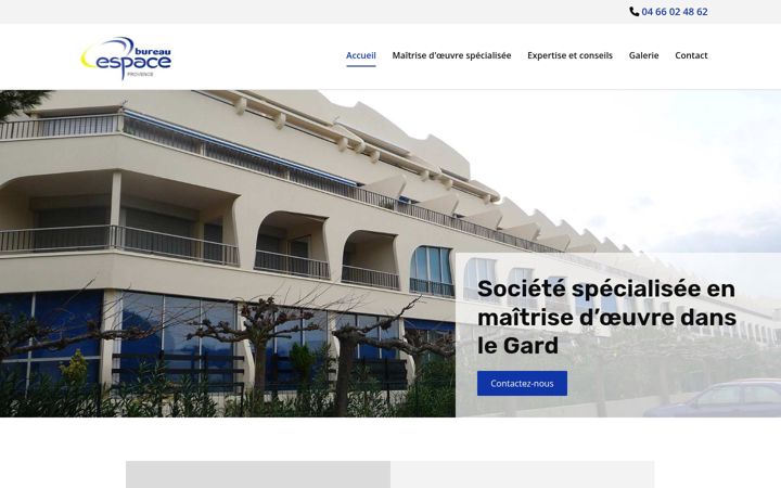 Screenshot of bureauespace-provence.fr