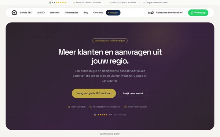Screenshot of bureauimago.nl