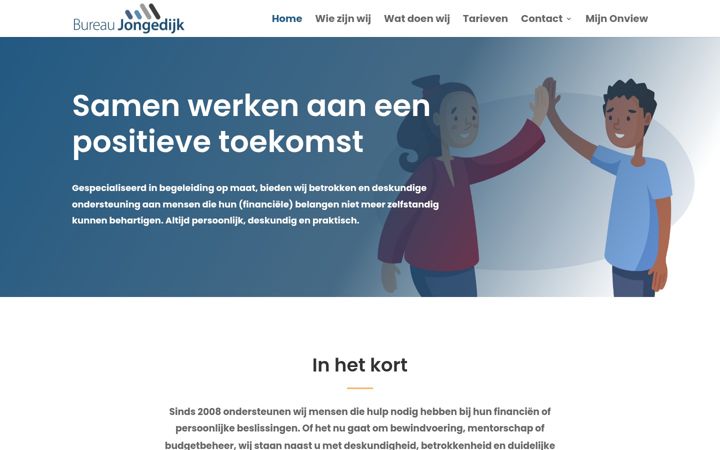 Screenshot of bureaujongedijk.nl