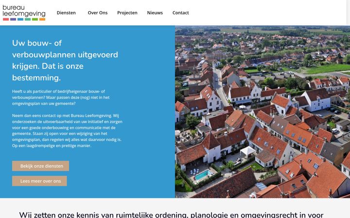 Screenshot of bureauleefomgeving.nl