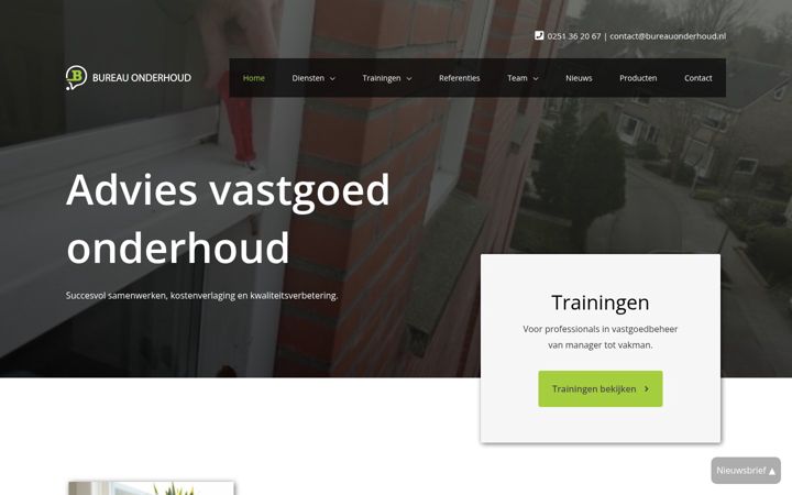 Screenshot von bureauonderhoud.nl