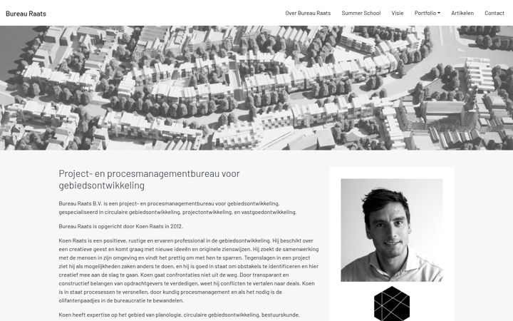 Snímek obrazovky bureauraats.nl