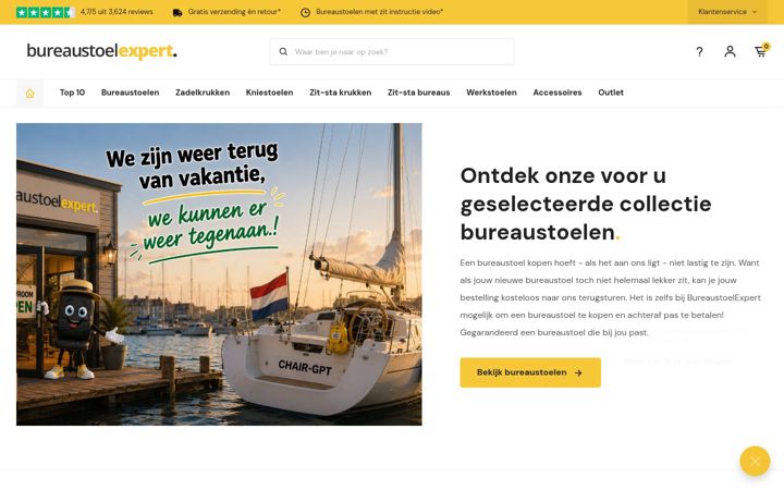 Екранна снимка на bureaustoelexpert.nl