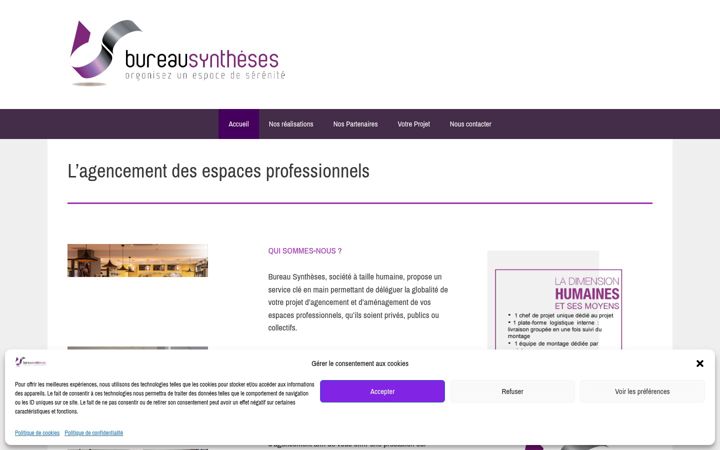 Screenshot of bureausyntheses.fr