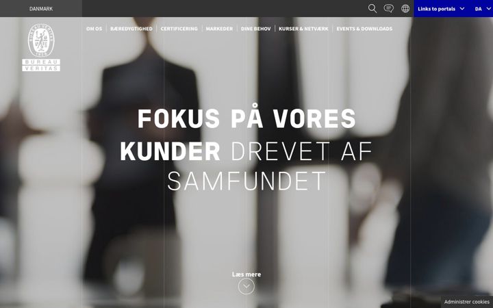 Screenshot of bureauveritas.dk