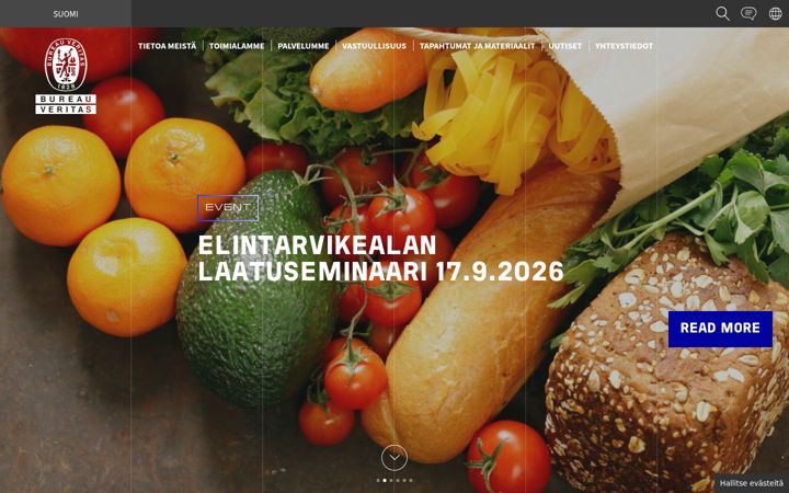 Screenshot of bureauveritas.fi