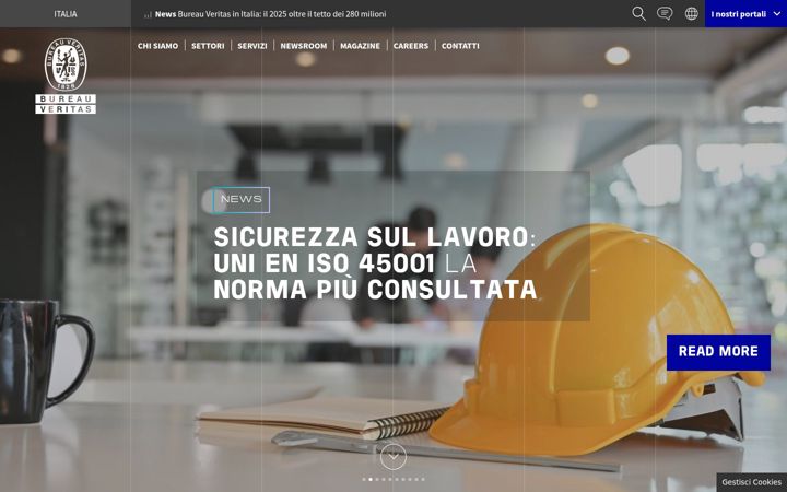 Screenshot of bureauveritas.it