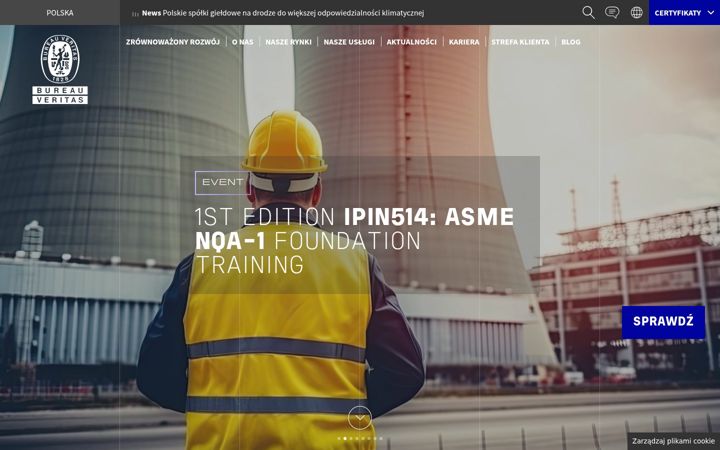 Screenshot of bureauveritas.pl