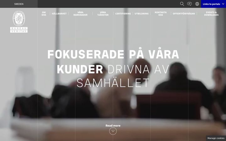 Screenshot of bureauveritas.se