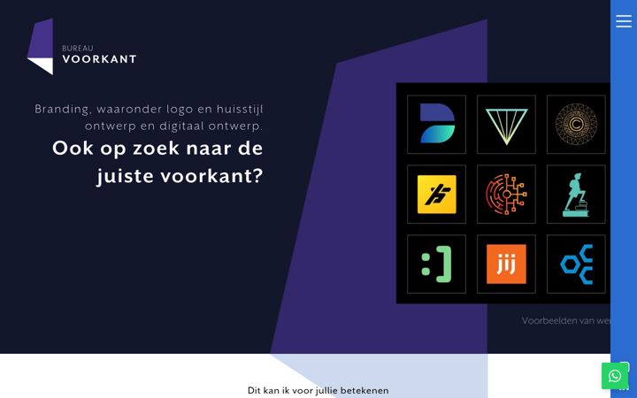 Captura de pantalla de bureauvoorkant.nl