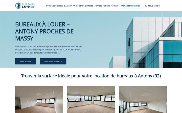 Screenshot of bureaux-antony.fr